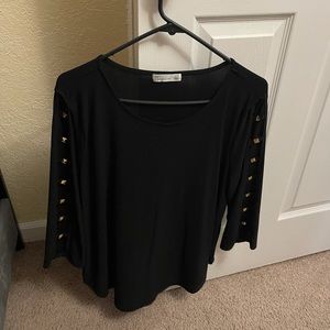 89th and Madison Studded sleeve blouse.